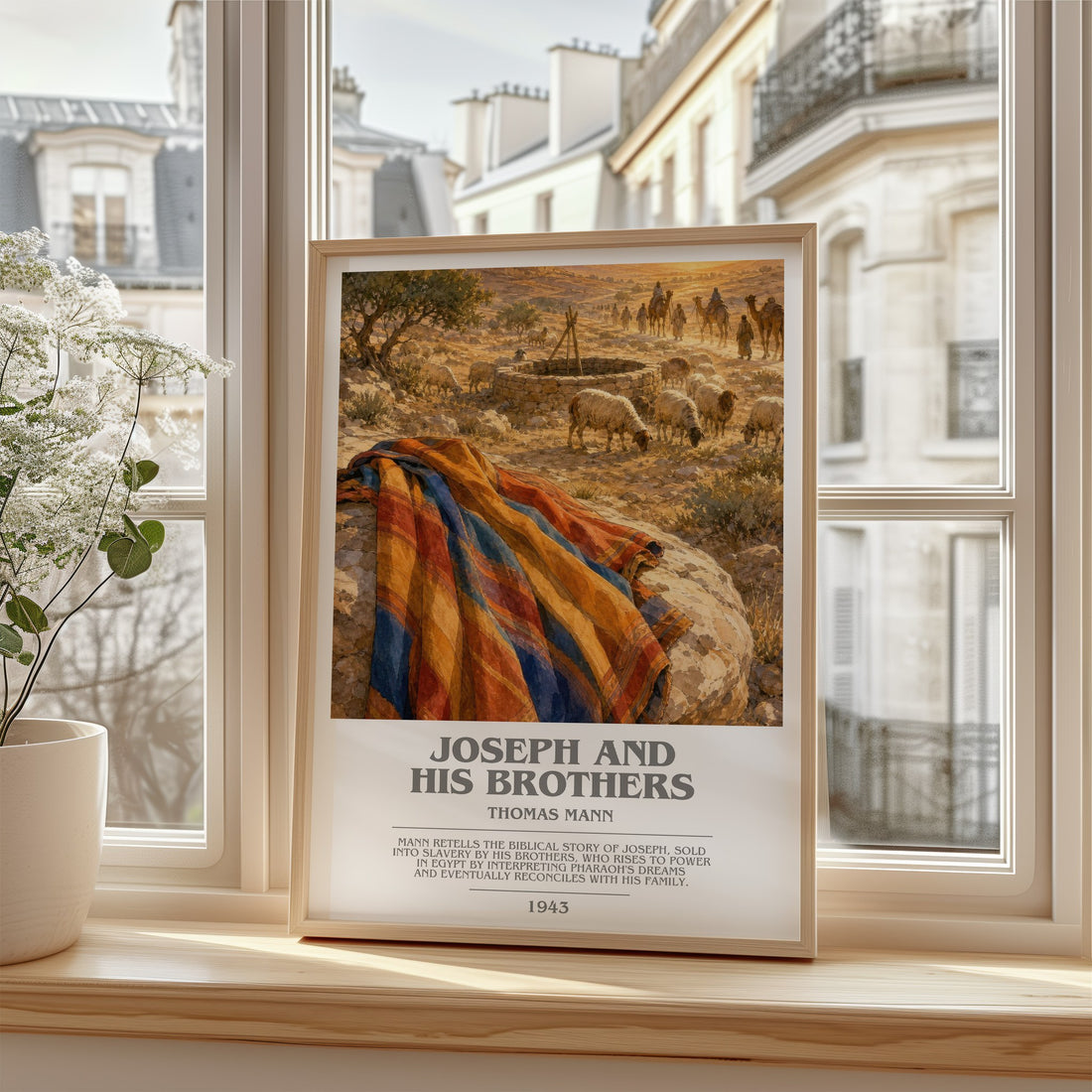 Joseph and His Brothers bookish poster colour and style options – Thomas Mann book art