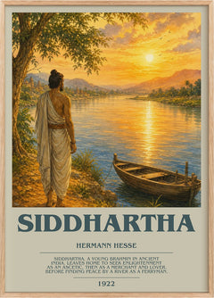 Siddhartha Bookish Wall Art by Hermann Hesse