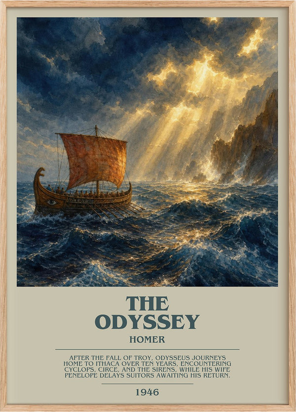 The Odyssey Bookish Wall Art by Homer