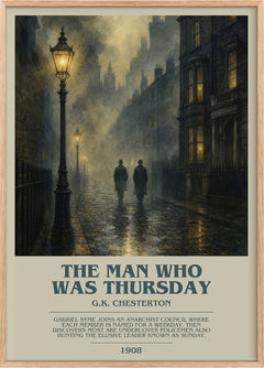 The Man Who Was Thursday Bookish Wall Art by G.K. Chesterton