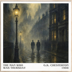The Man Who Was Thursday Literary Art Print by G.K. Chesterton