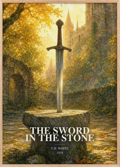 The Sword in the Stone Book Watercolour Illustration by T.H. White