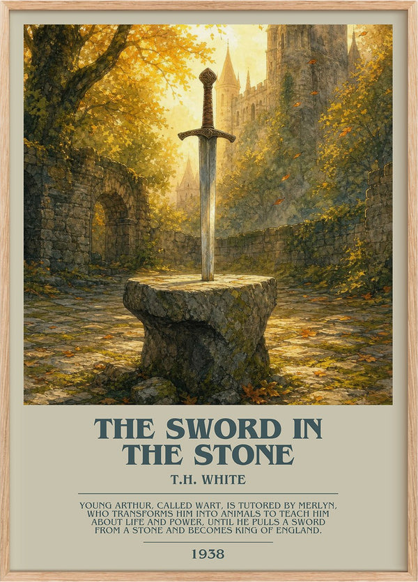 The Sword in the Stone Bookish Wall Art by T.H. White
