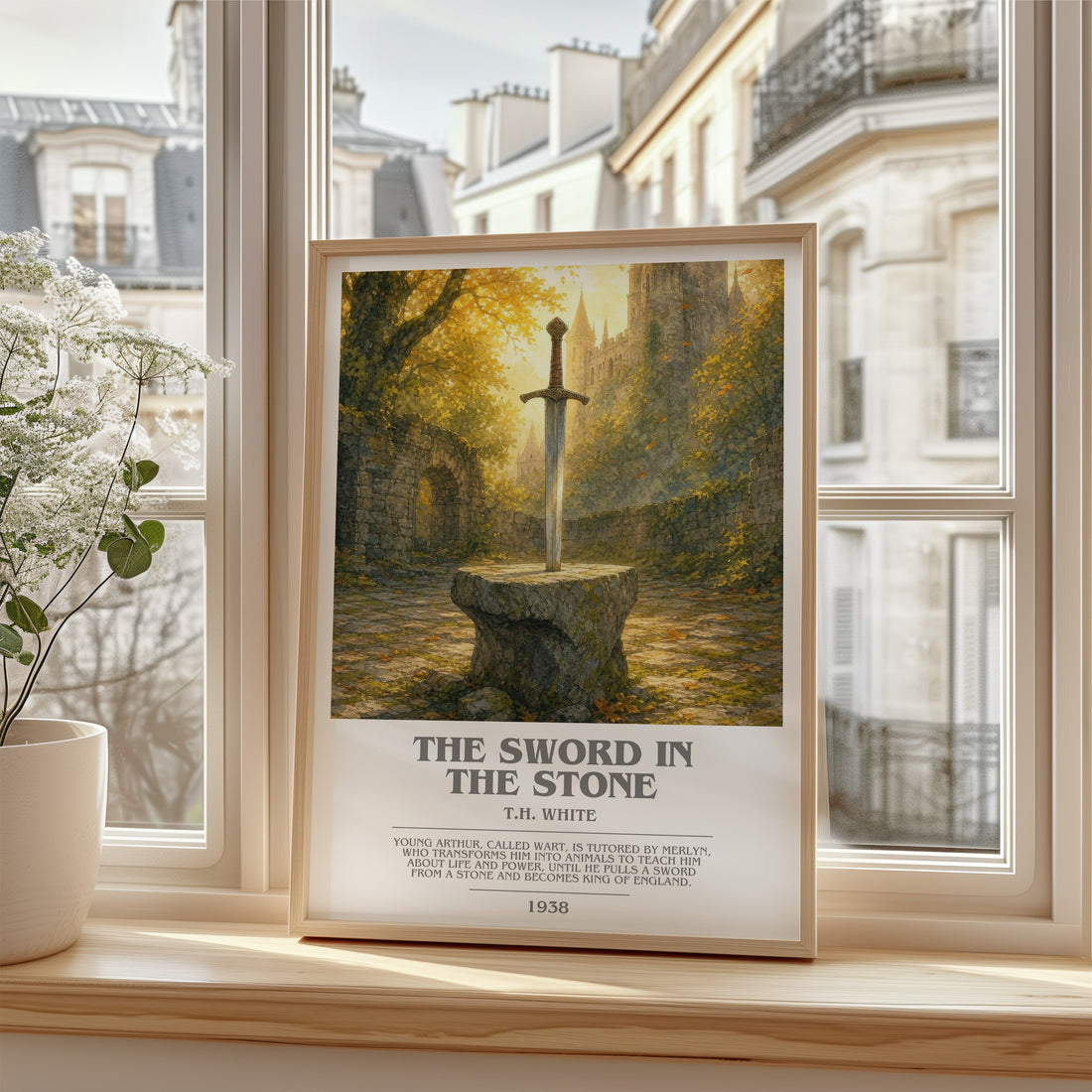 The Sword in the Stone bookish poster colour and style options – T.H. White book art