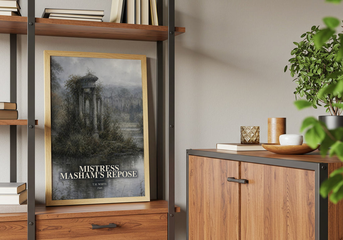 Mistress Masham's Repose book watercolour illustration paper finish options – matte satin gloss