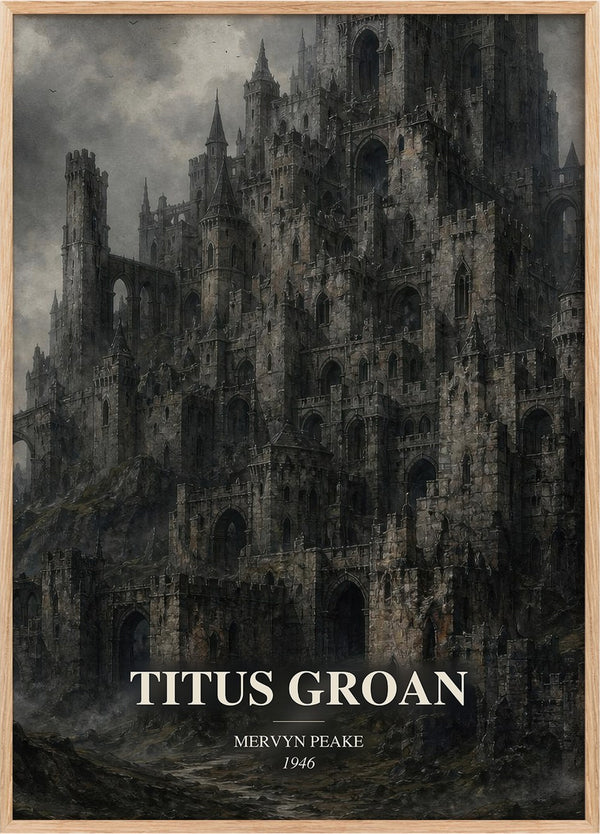 Titus Groan Book Watercolour Illustration by Mervyn Peake