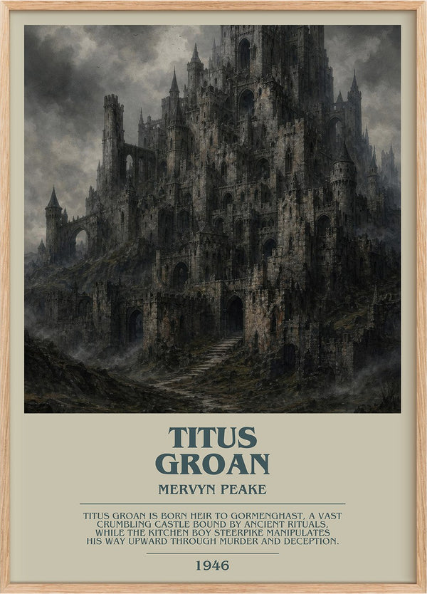 Titus Groan Bookish Wall Art by Mervyn Peake