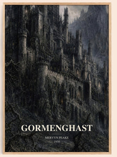 Gormenghast Book Watercolour Illustration by Mervyn Peake