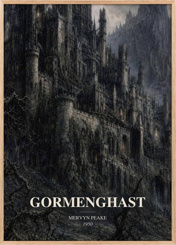Gormenghast Book Watercolour Illustration by Mervyn Peake