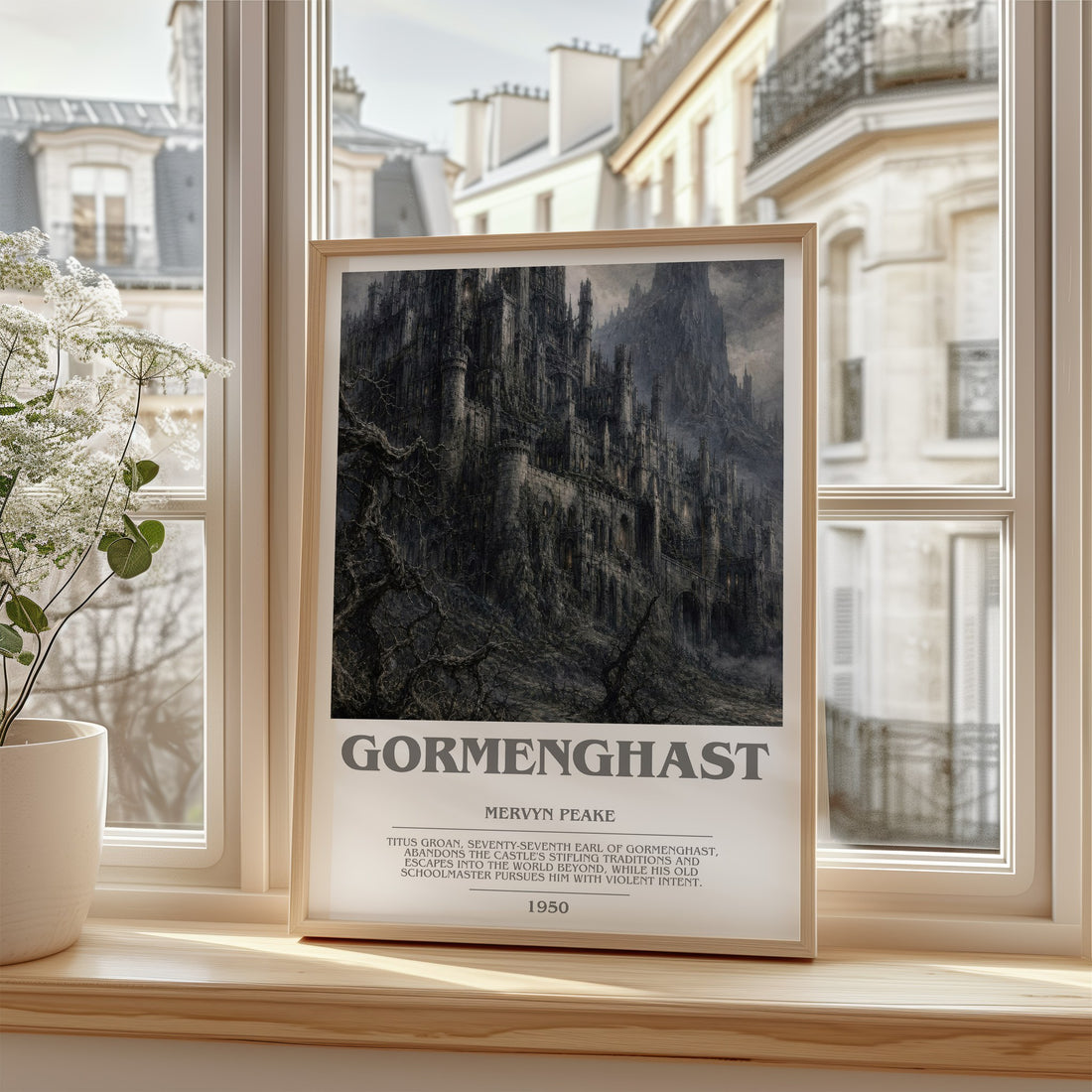 Gormenghast bookish poster colour and style options – Mervyn Peake book art