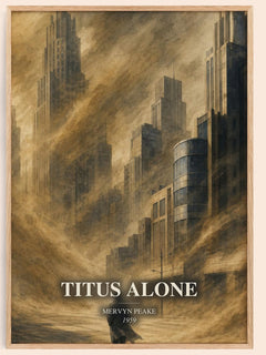 Titus Alone Book Watercolour Illustration by Mervyn Peake