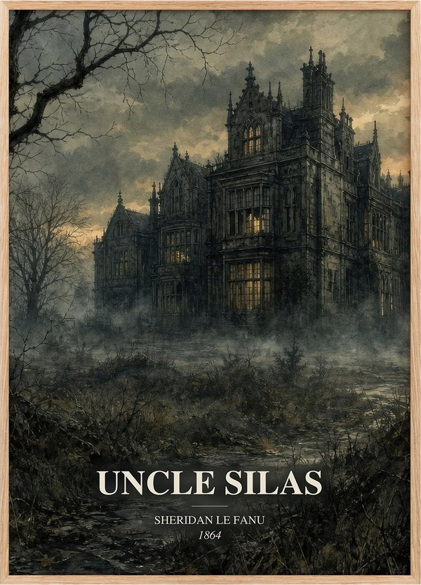 Uncle Silas Book Watercolour Illustration by Sheridan Le Fanu