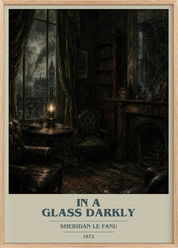 In a Glass Darkly Book Cover Poster by Sheridan Le Fanu