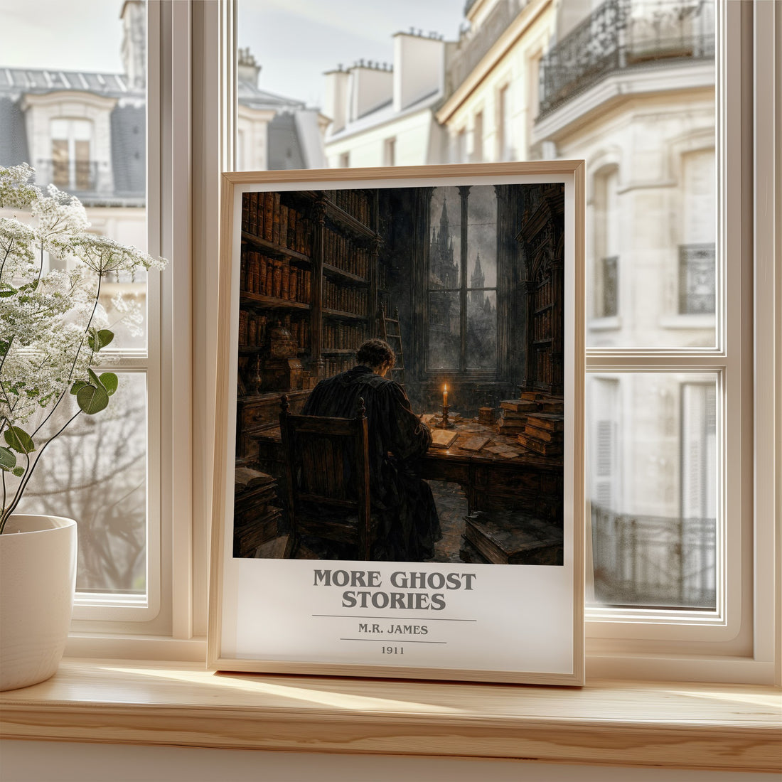 More Ghost Stories book cover poster colour and style options – M.R. James book art