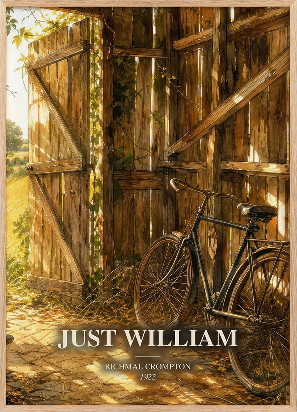 Just William Book Watercolour Illustration by Richmal Crompton