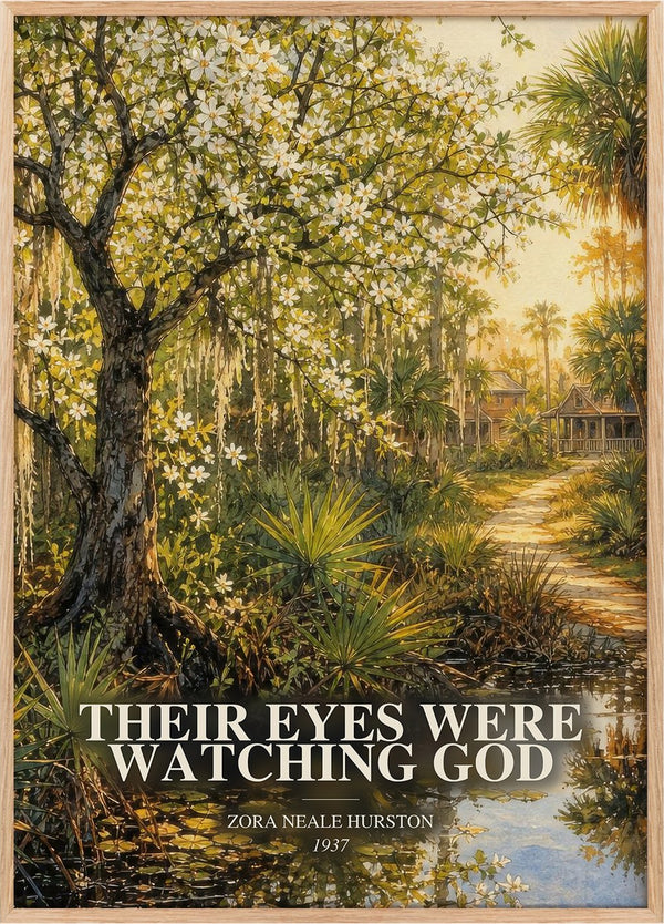 Their Eyes Were Watching God Book Watercolour Illustration by Zora Neale Hurston