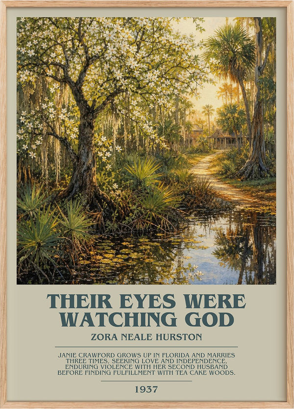 Their Eyes Were Watching God Bookish Wall Art by Zora Neale Hurston