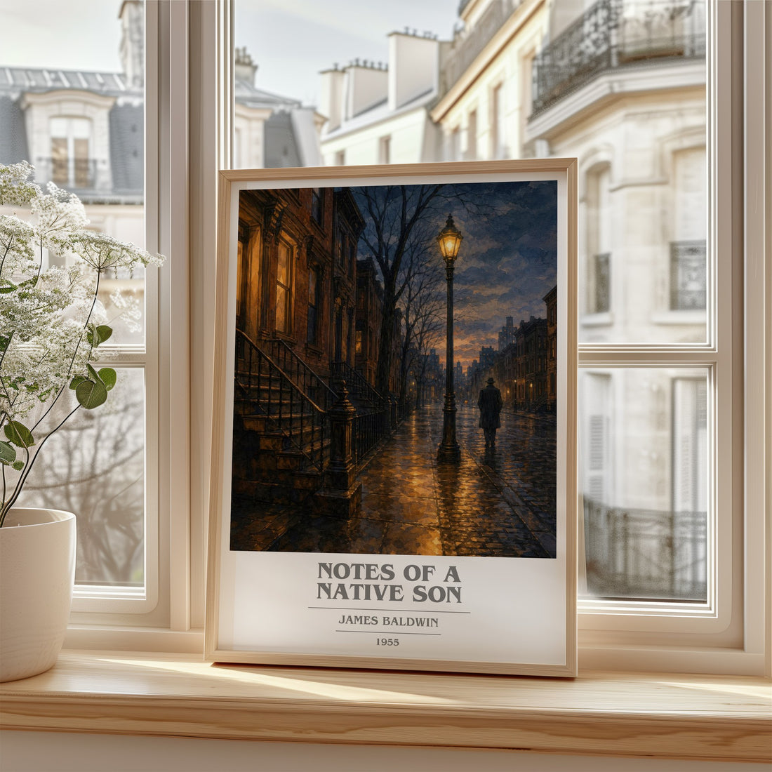 Notes of a Native Son book cover poster colour and style options – James Baldwin book art