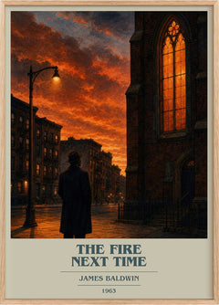 The Fire Next Time Book Cover Poster by James Baldwin