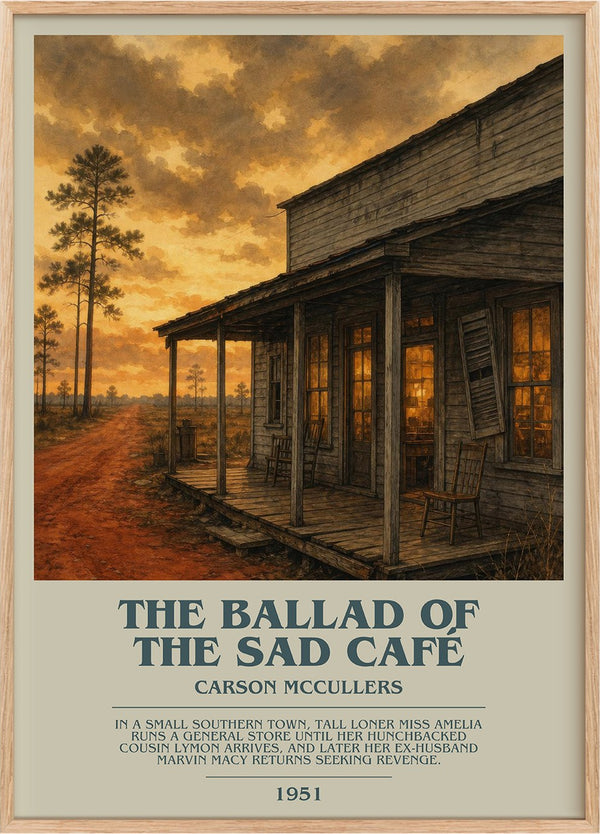 The Ballad of the Sad Café Bookish Wall Art by Carson McCullers