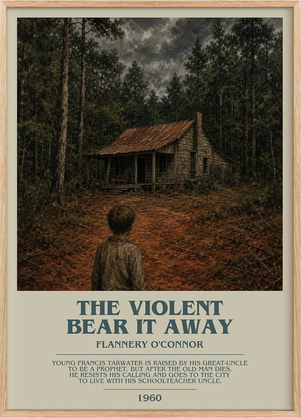 The Violent Bear It Away Bookish Wall Art by Flannery O'Connor
