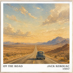 On the Road Literary Art Print by Jack Kerouac