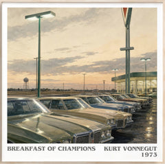 Breakfast of Champions Literary Art Print by Kurt Vonnegut