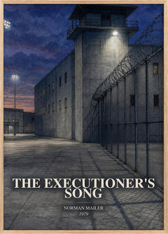 The Executioner's Song Book Watercolour Illustration by Norman Mailer