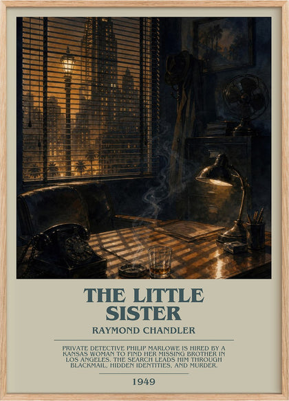 The Little Sister Bookish Wall Art by Raymond Chandler