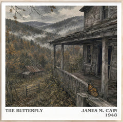 The Butterfly Literary Art Print by James M. Cain