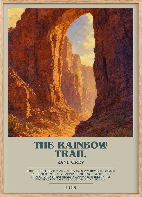 The Rainbow Trail Bookish Wall Art by Zane Grey