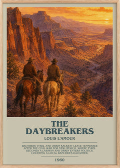 The Daybreakers Bookish Wall Art by Louis L'Amour