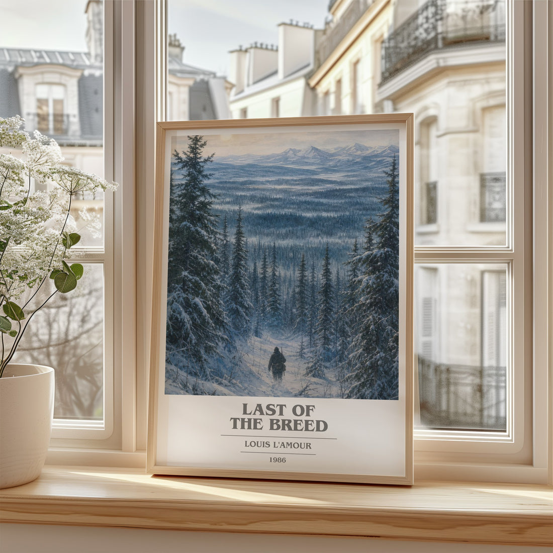 Last of the Breed book cover poster colour and style options – Louis L'Amour book art