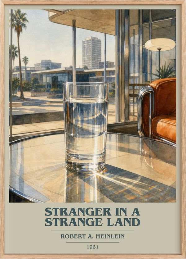 Stranger in a Strange Land Book Cover Poster by Robert A. Heinlein
