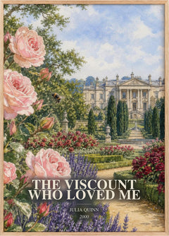 The Viscount Who Loved Me Book Watercolour Illustration by Julia Quinn