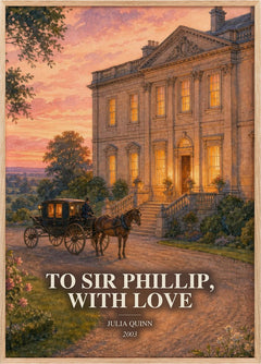 To Sir Phillip, With Love Book Watercolour Illustration by Julia Quinn