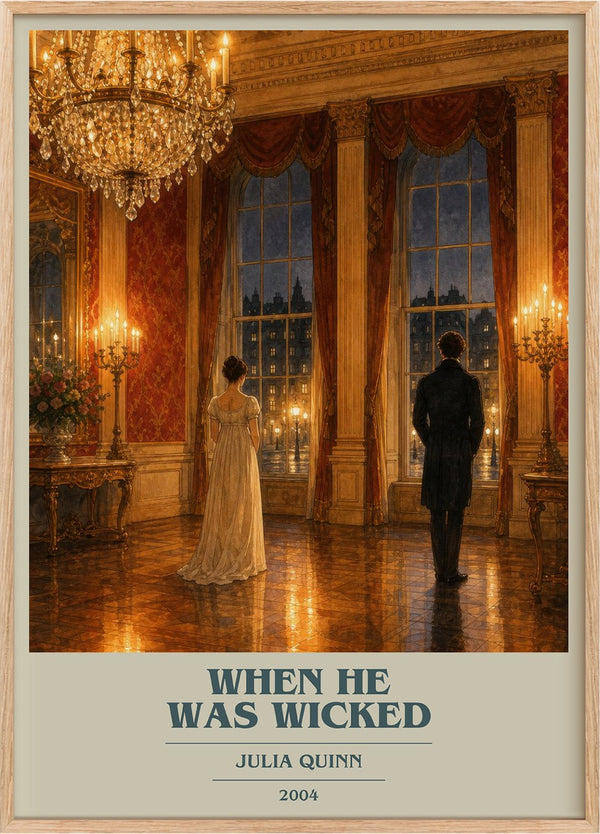When He Was Wicked Book Cover Poster by Julia Quinn