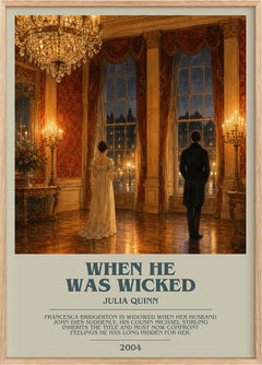 When He Was Wicked Bookish Wall Art by Julia Quinn