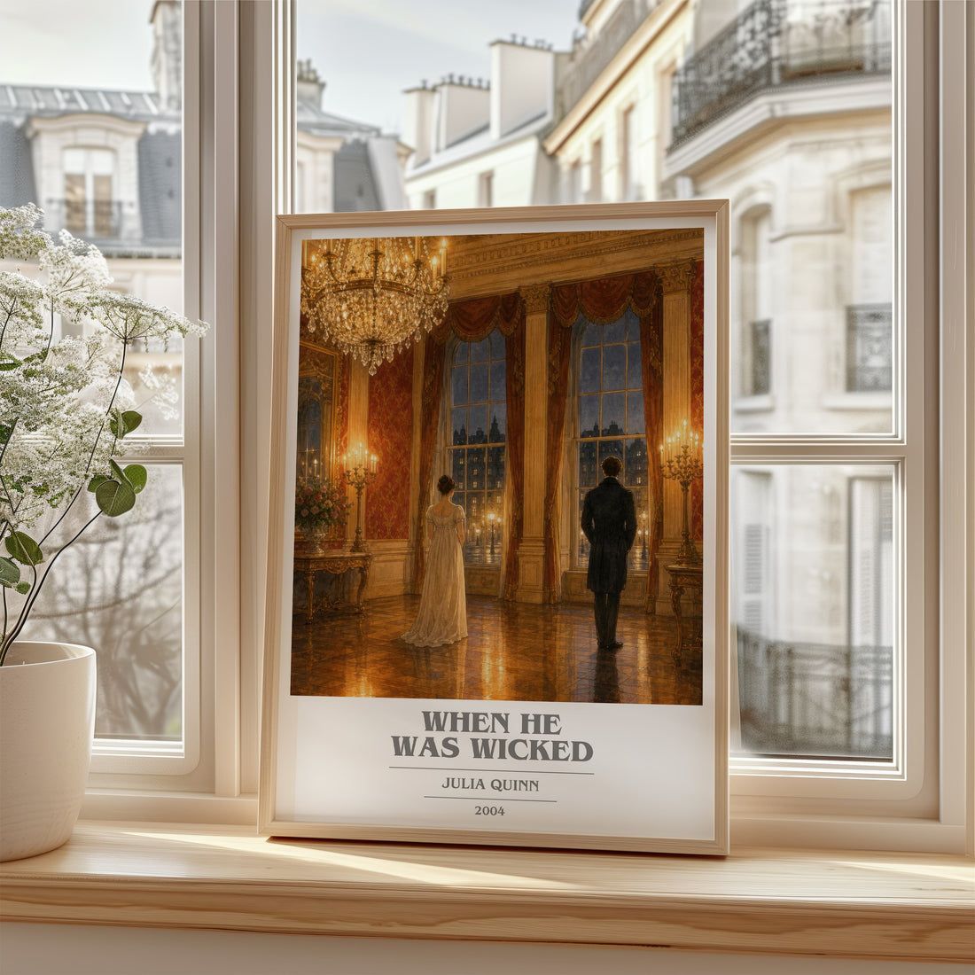 When He Was Wicked book cover poster colour and style options – Julia Quinn book art