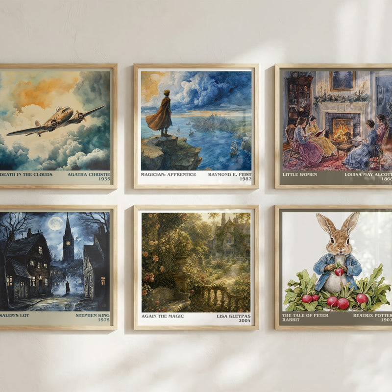 Again the Magic literary art print colour and style options – Lisa Kleypas book art