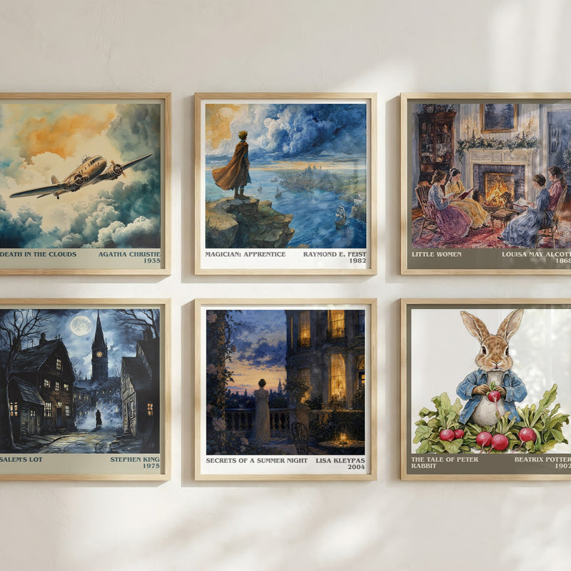 Secrets of a Summer Night literary art print colour and style options – Lisa Kleypas book art