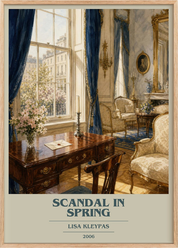 Scandal in Spring Book Cover Poster by Lisa Kleypas
