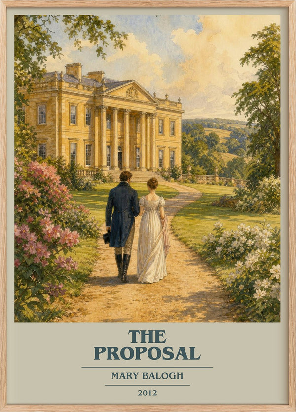The Proposal Book Cover Poster by Mary Balogh