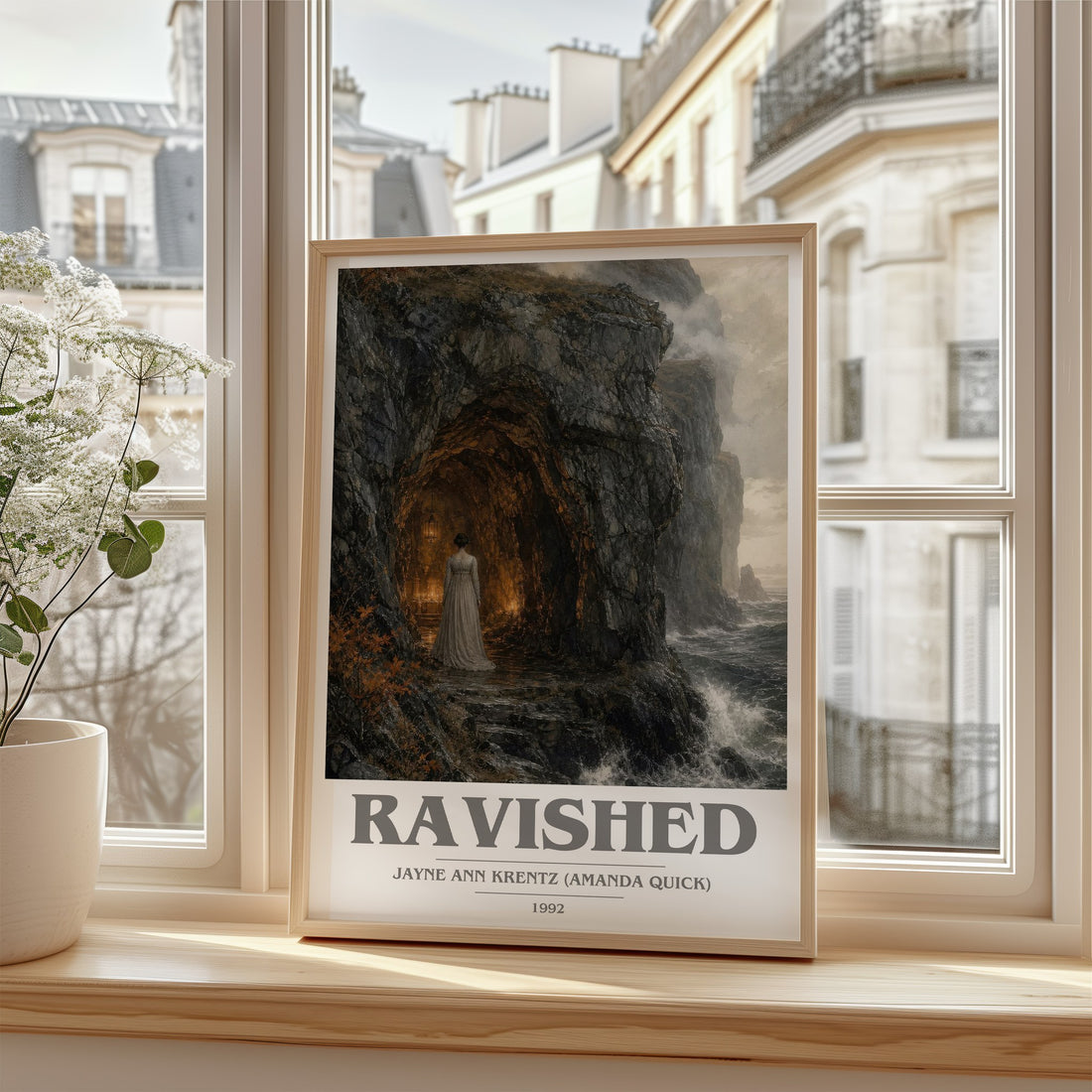 Ravished book cover poster colour and style options – Jayne Ann Krentz (Amanda Quick) book art