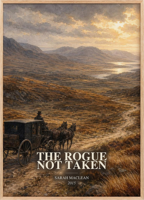The Rogue Not Taken Book Watercolour Illustration by Sarah MacLean