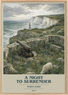 A Night to Surrender Book Cover Poster by Tessa Dare