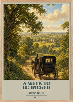 A Week to Be Wicked Book Cover Poster by Tessa Dare