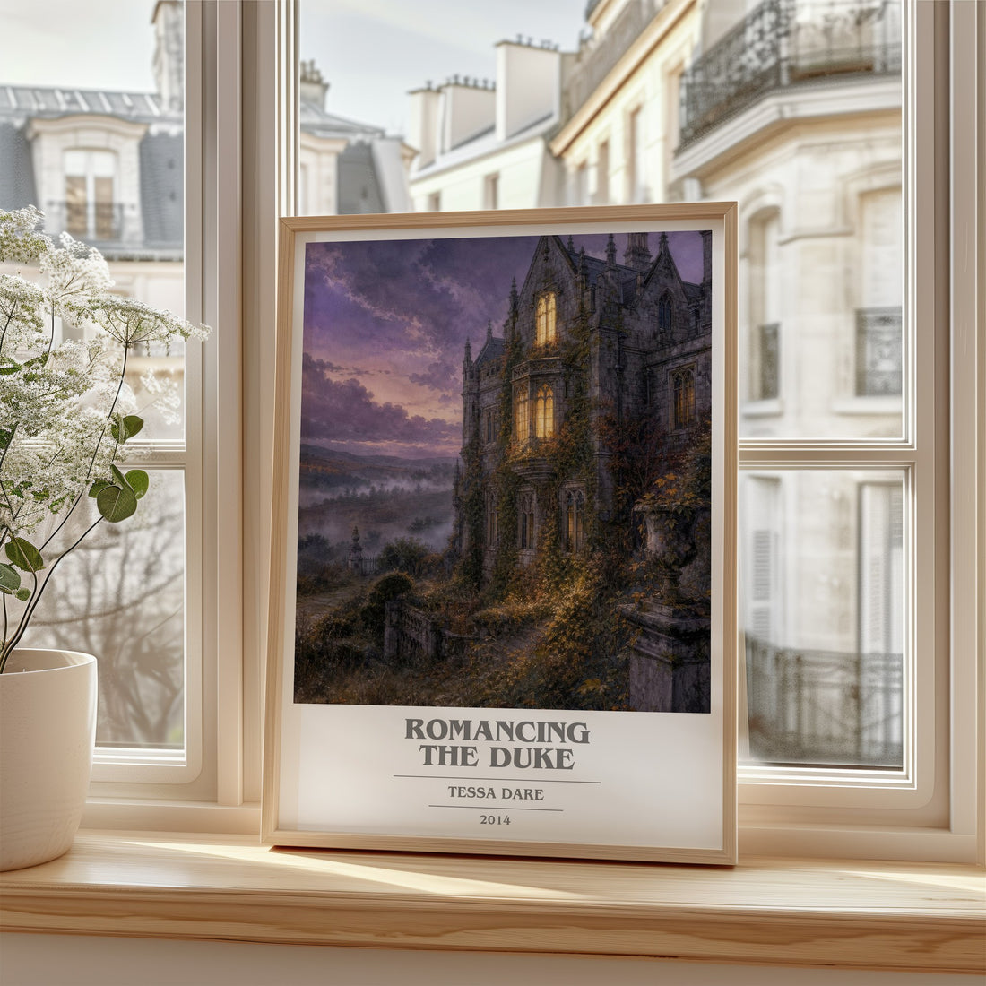 Romancing the Duke book cover poster colour and style options – Tessa Dare book art