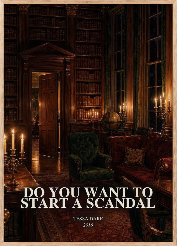 Do You Want to Start a Scandal Book Watercolour Illustration by Tessa Dare