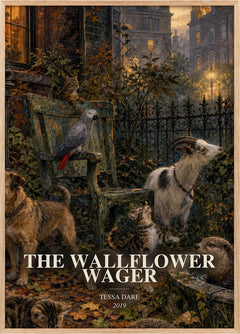 The Wallflower Wager Book Watercolour Illustration by Tessa Dare
